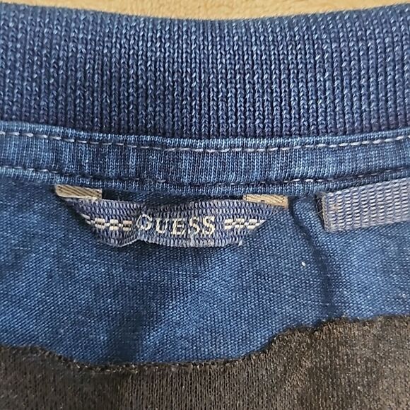 GUESS Big Boys Short Sleeve Textured Knit Polo Shirt, Size 18 - Picture 2 of 9